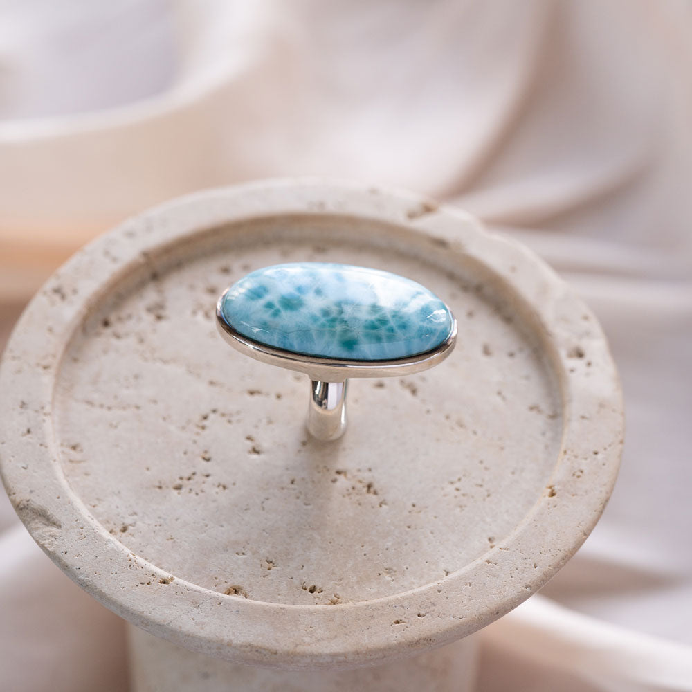Larimar(ラリマー)リング 天然石 指輪