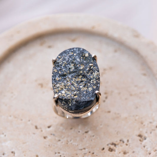 Pyrite(パイライト)天然石 リング指輪