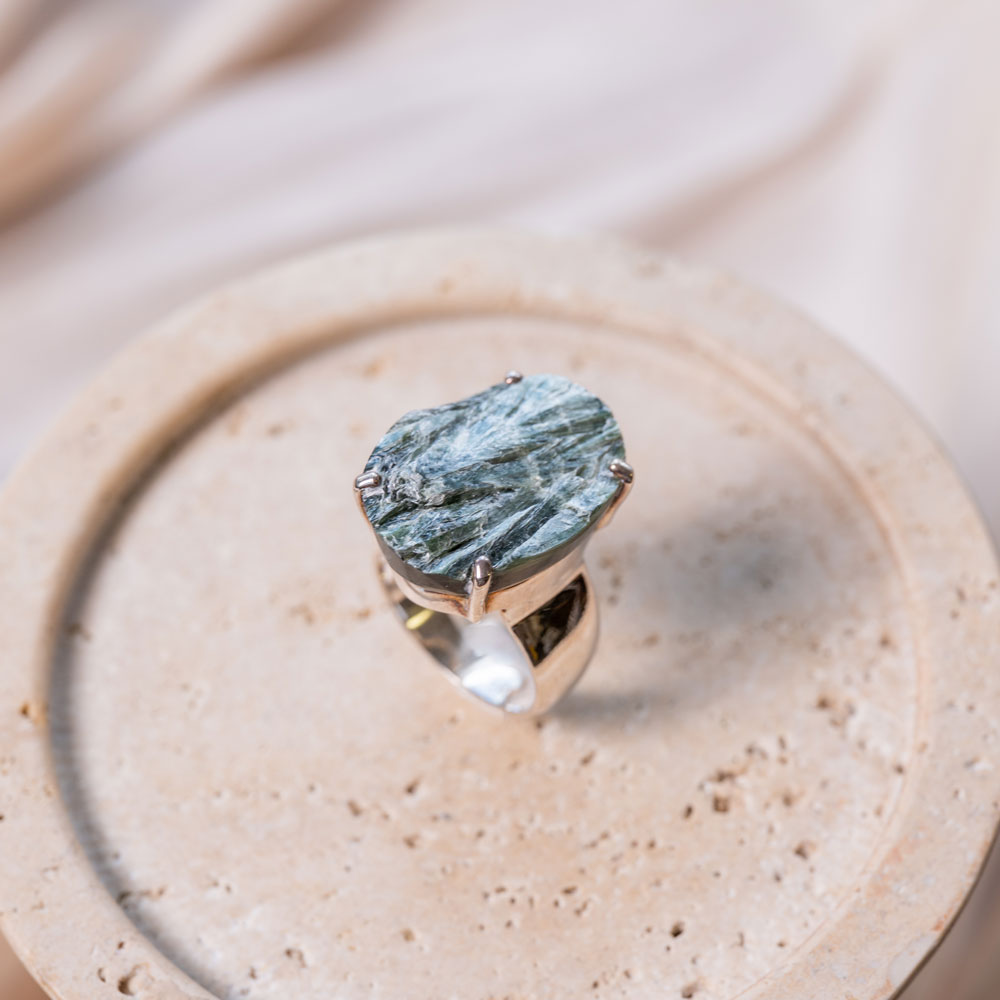 Seraphinite(セラフィナイト)天然石 リング指輪