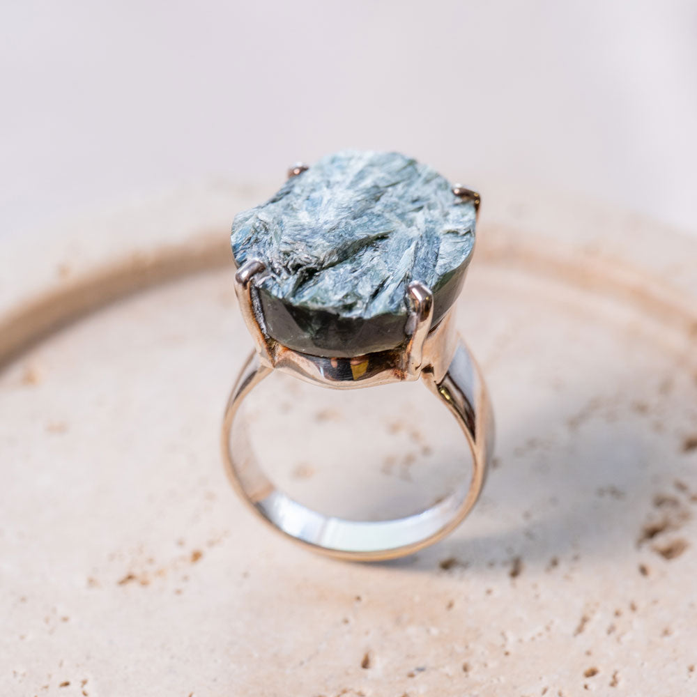 Seraphinite(セラフィナイト)天然石 リング指輪
