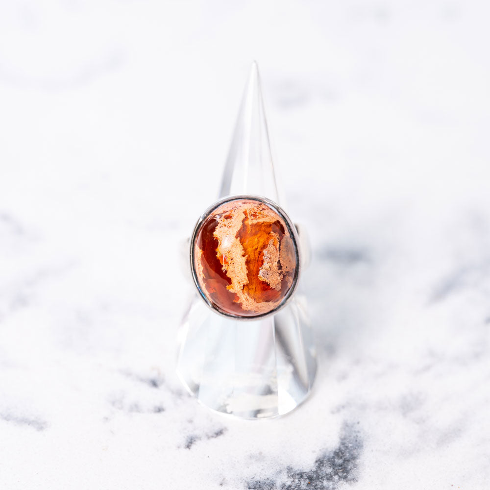 Fire Opal（ファイアオパール）リング 天然石