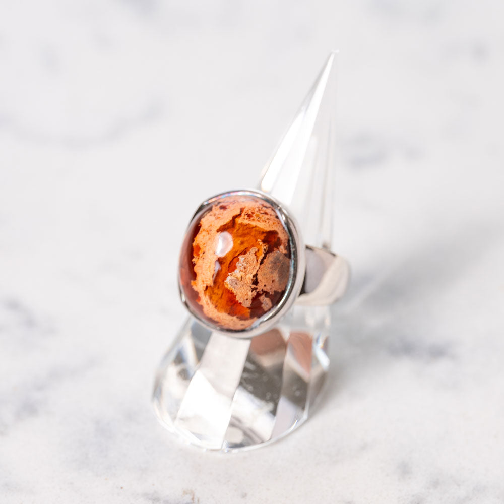 Fire Opal（ファイアオパール）リング 天然石
