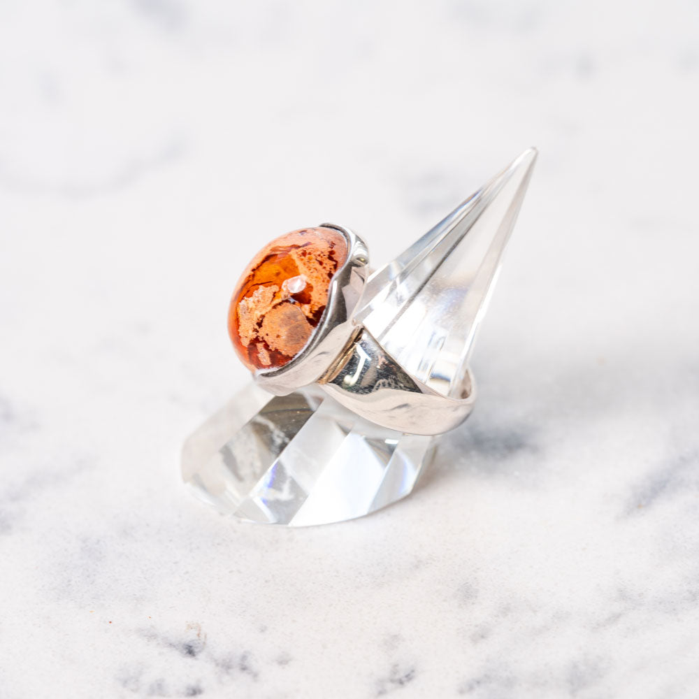 Fire Opal（ファイアオパール）リング 天然石