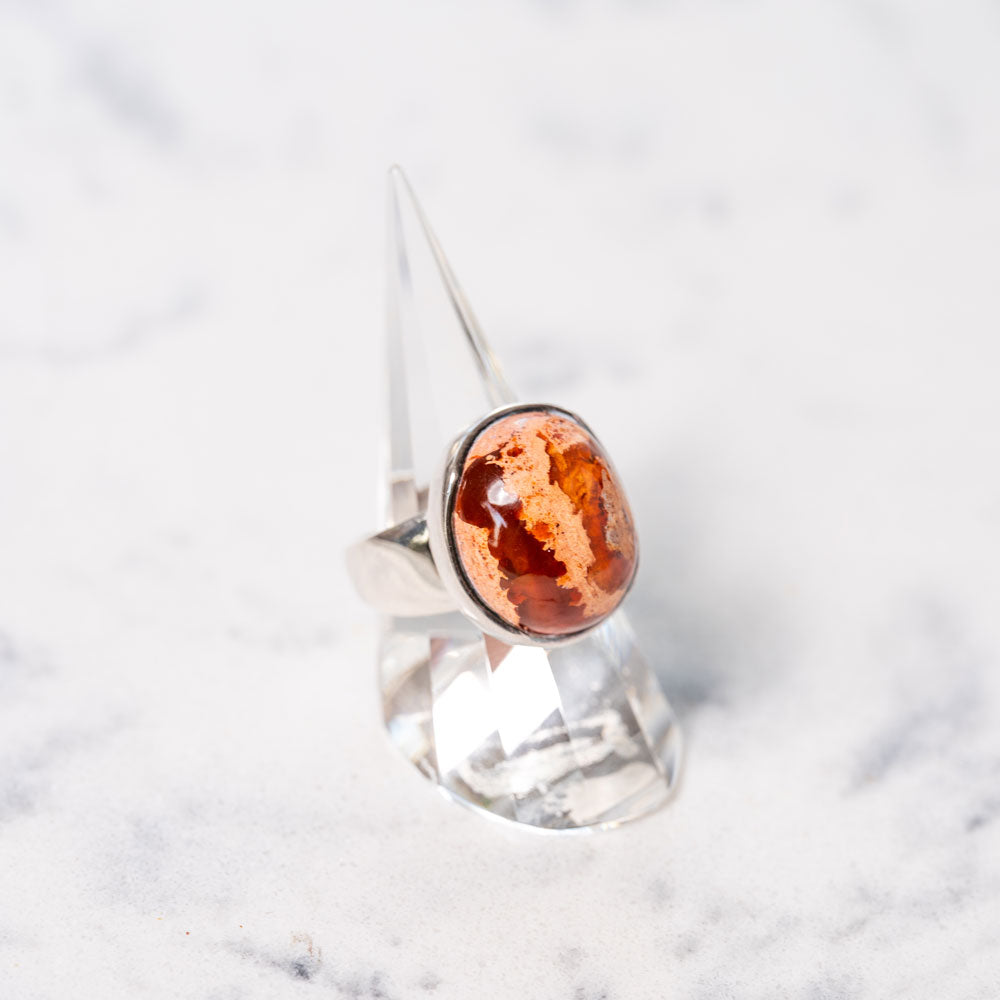 Fire Opal（ファイアオパール）リング 天然石
