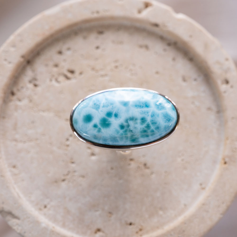 Larimar（ラリマー）リング 天然石 指輪